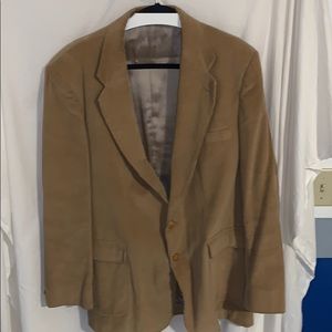 Tan Woolrich Corduroy Blazer SZ 44L